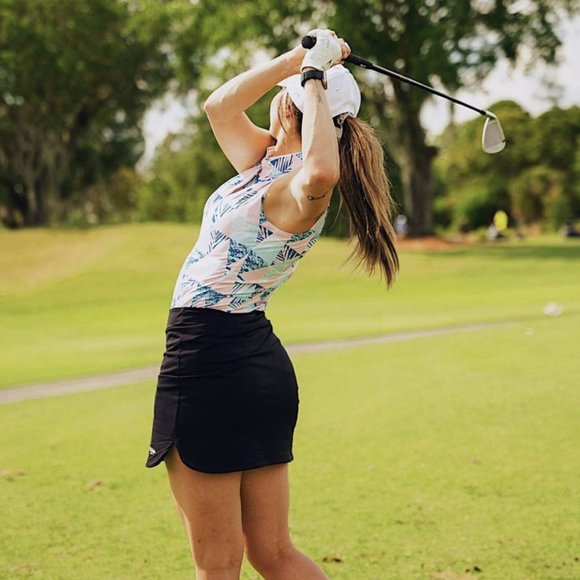 NWOT Full Wedge Go-To Golf Skort Black | Medium (1st Generation Design) - Picture 4 of 10